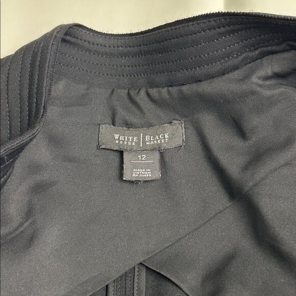 WHBM Jacket Size 12 Black Studded - Picture 12 of 13